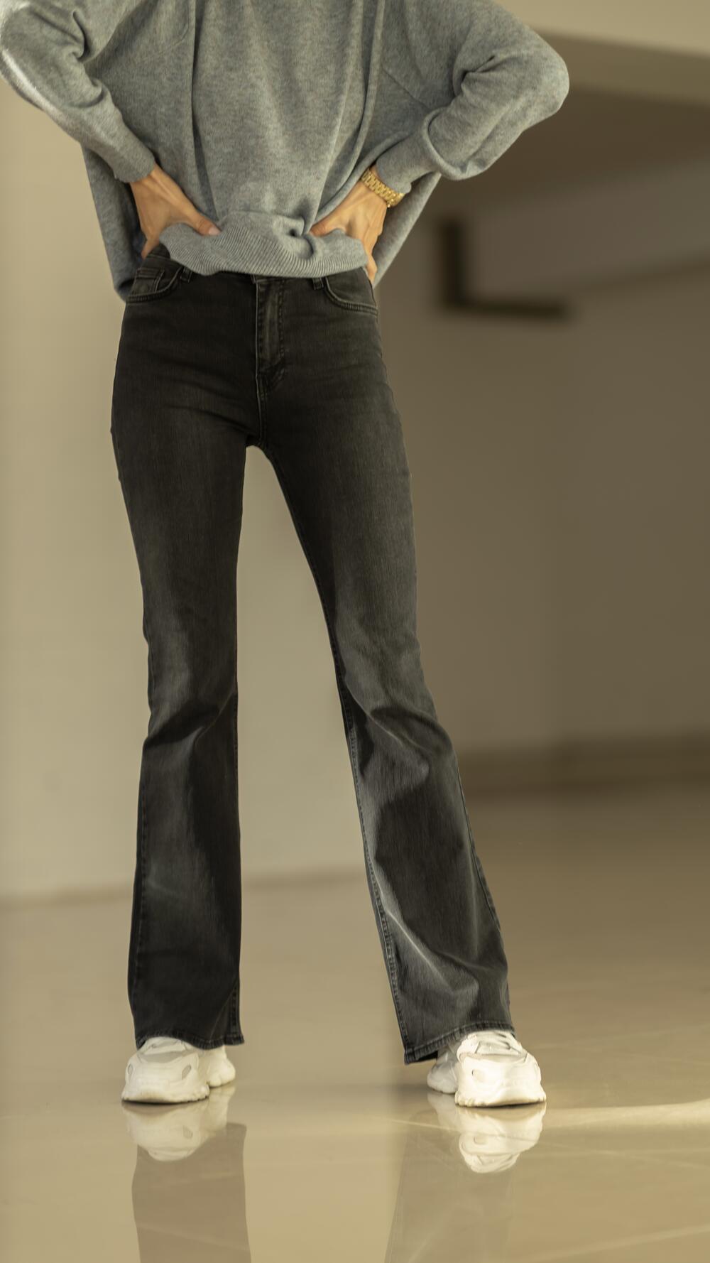 Джинси кльош від коліна 1286 Cracpot 