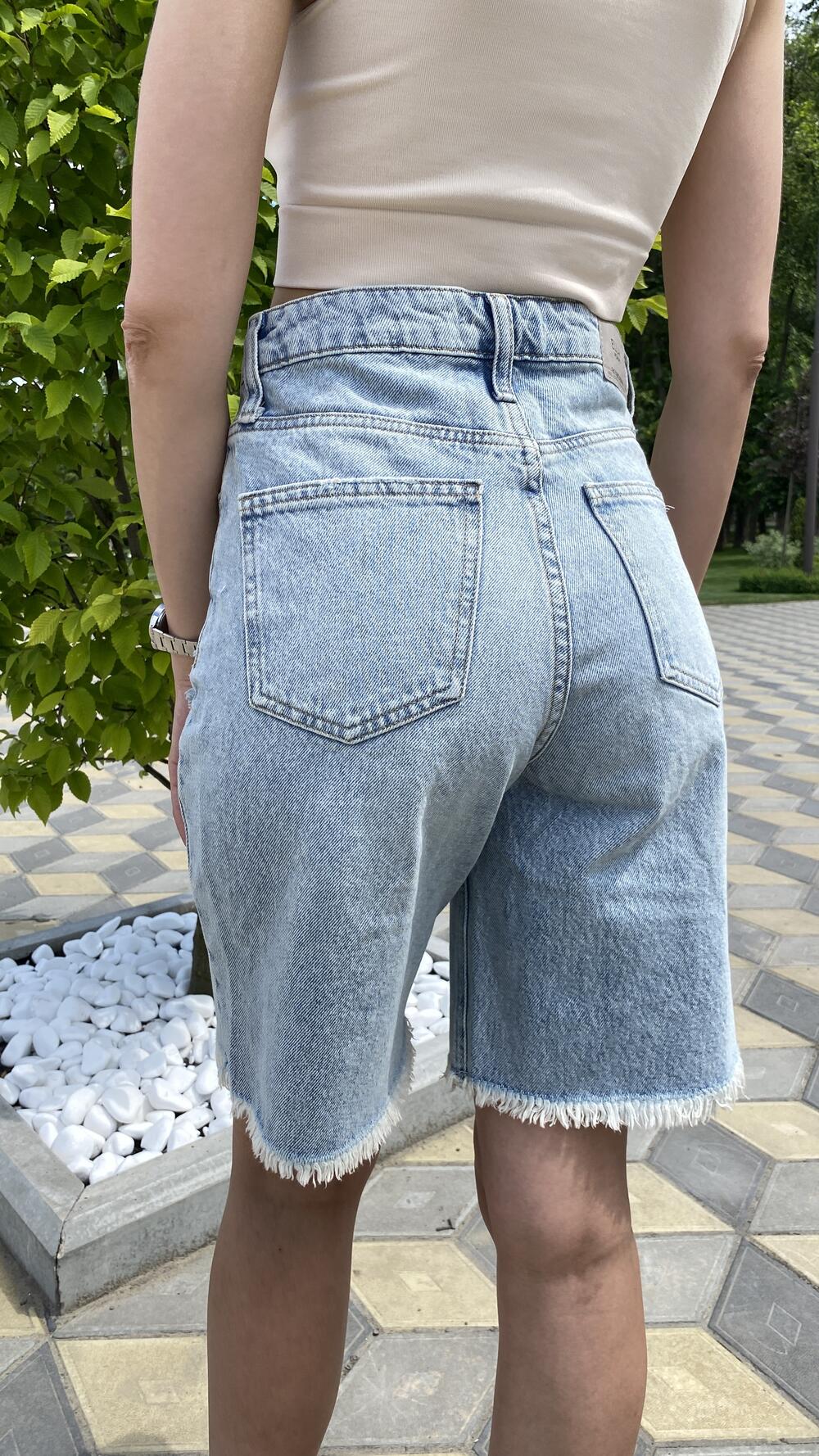 Джинсові шорти 1303-2 Ella 34, Блакитний світлий