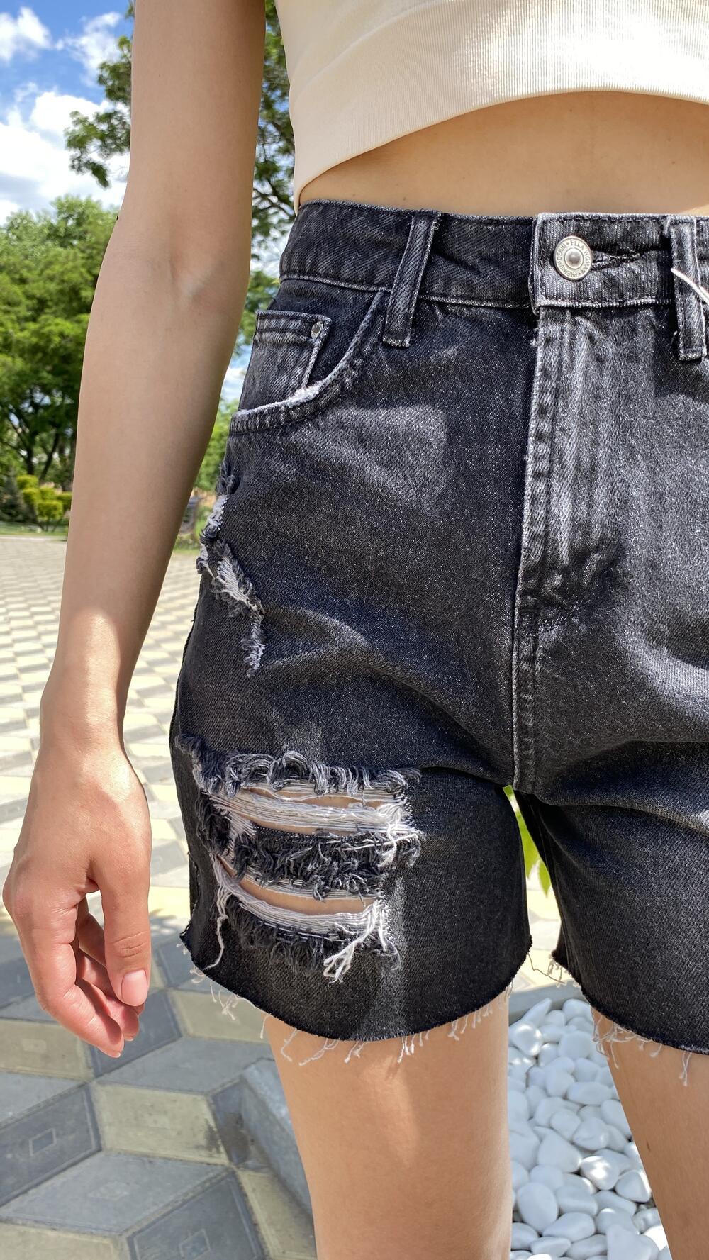 Джинсові шорти 942 Ella 34, Чорний