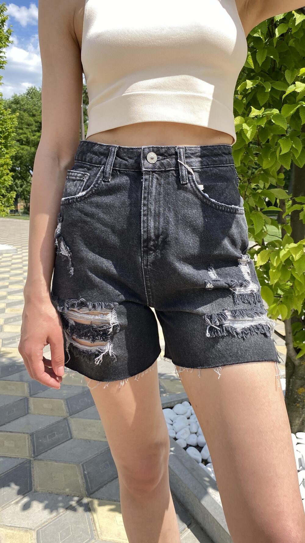 Джинсові шорти 942 Ella 34, Чорний