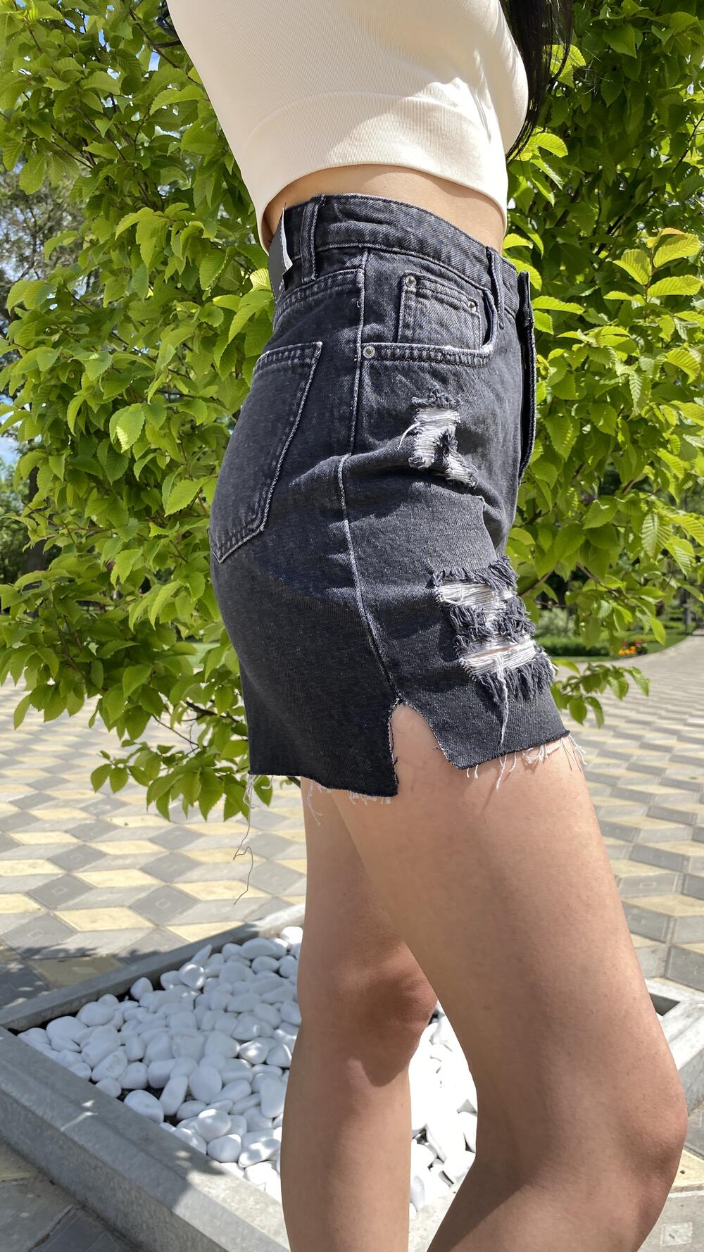 Джинсові шорти 942 Ella 34, Чорний