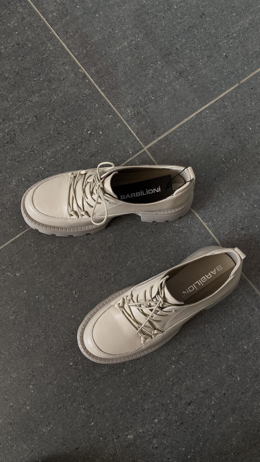 Туфлі шкіряні, закриті 23-038 Єва Barbilioni 40, Бежевий