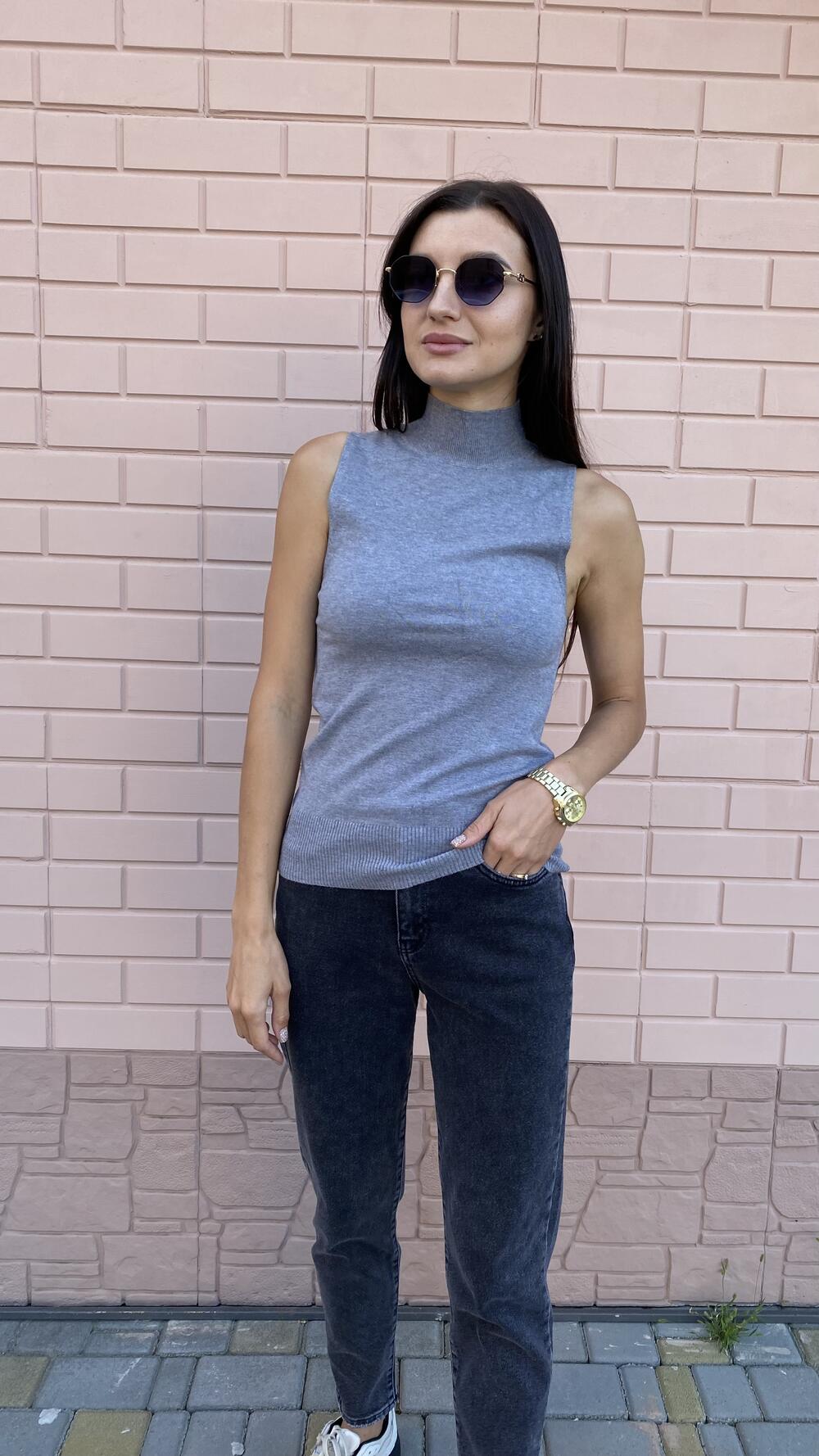 Американка з стієчкою, гладенька 1879 Lara made in Italy L/XL, Сірий