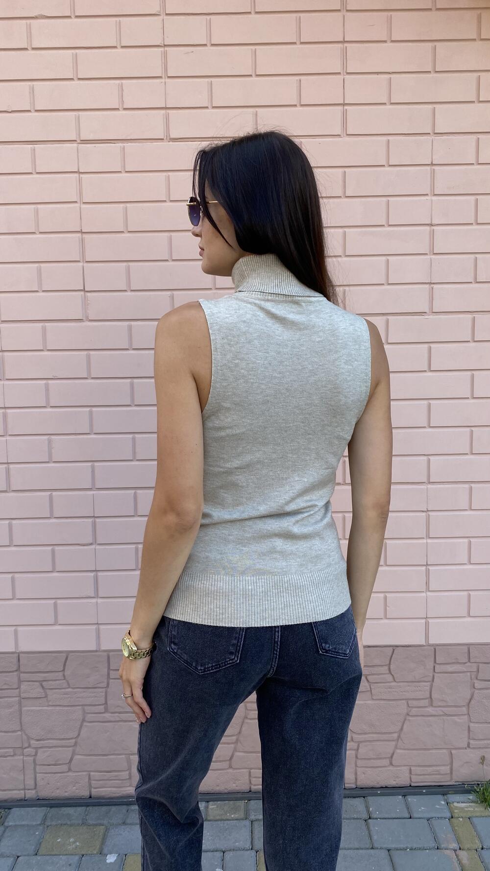 Американка з високим комірцем , гладенька 1885 Lara made in Italy L/XL, Хакі