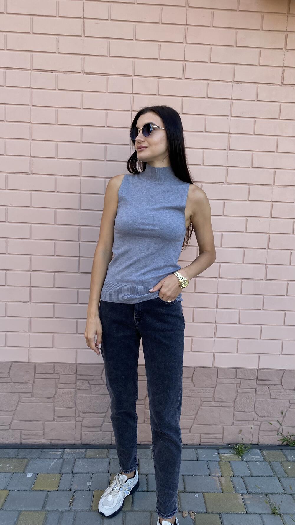 Американка з стієчкою, гладенька 1879 Lara made in Italy L/XL, Сірий