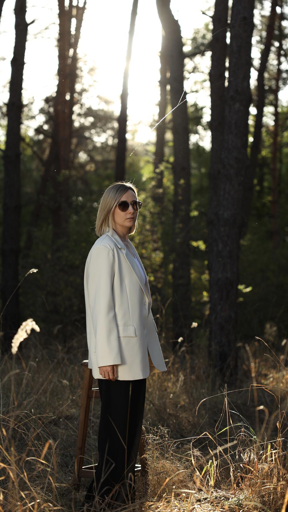 Піджак з двома ґудзиками ZY Normkore M, Тауп