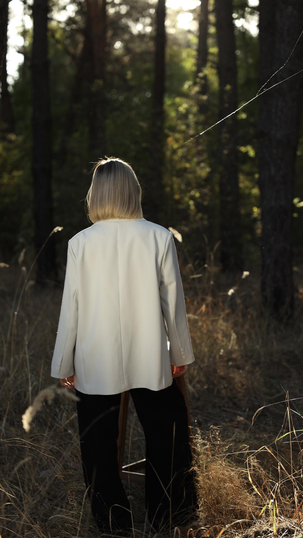 Піджак з двома ґудзиками ZY Normkore M, Тауп