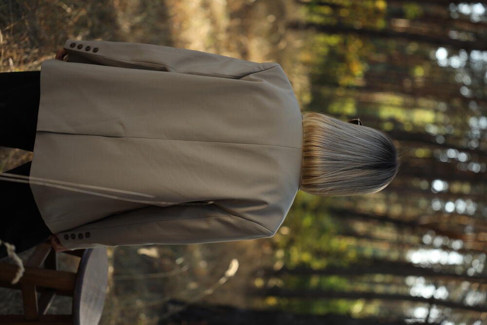 Піджак з третьою кишенею Miss LAN Oversize, Какао