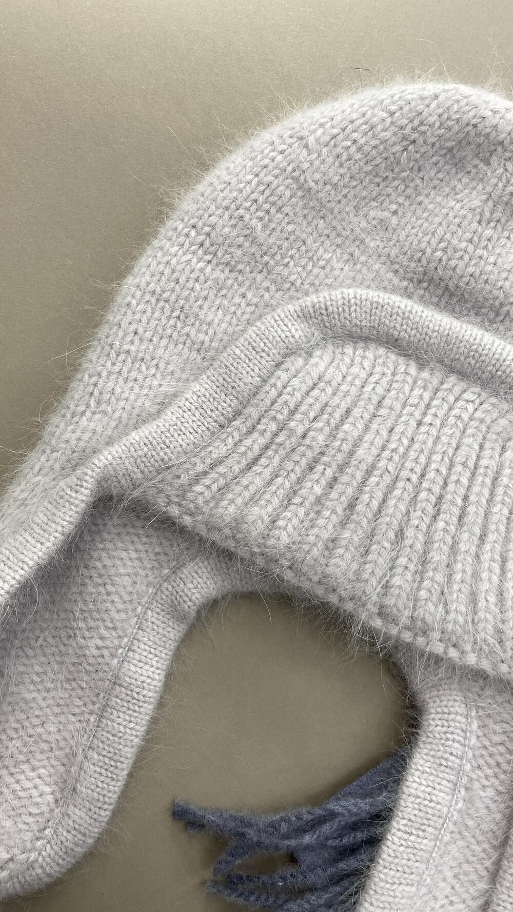 Шапка ушанка У16 02916 Odyssey Ліловий