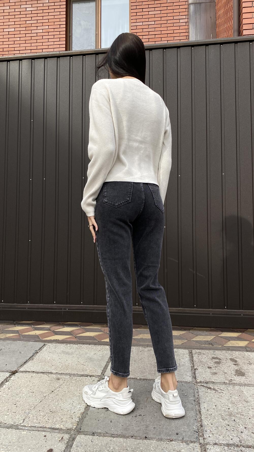 Джинси Мом 3690 Bella 34, Графітовий