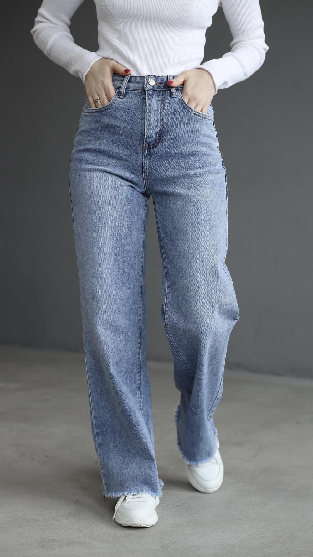 Джинси широкого фасону PHG-F31466 made in Italy 