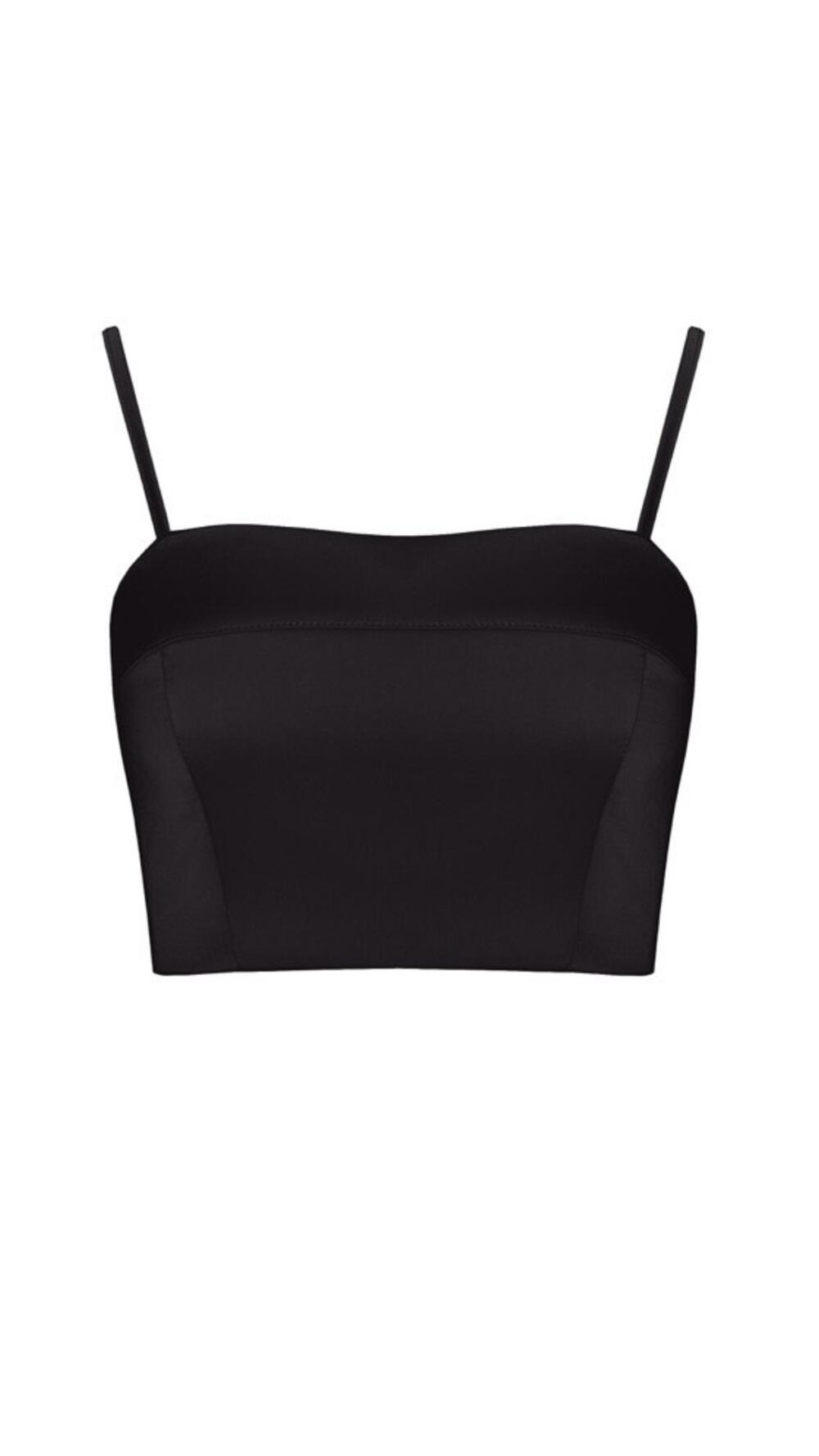 Топ Ноті з резинкою на спині M, Чорний