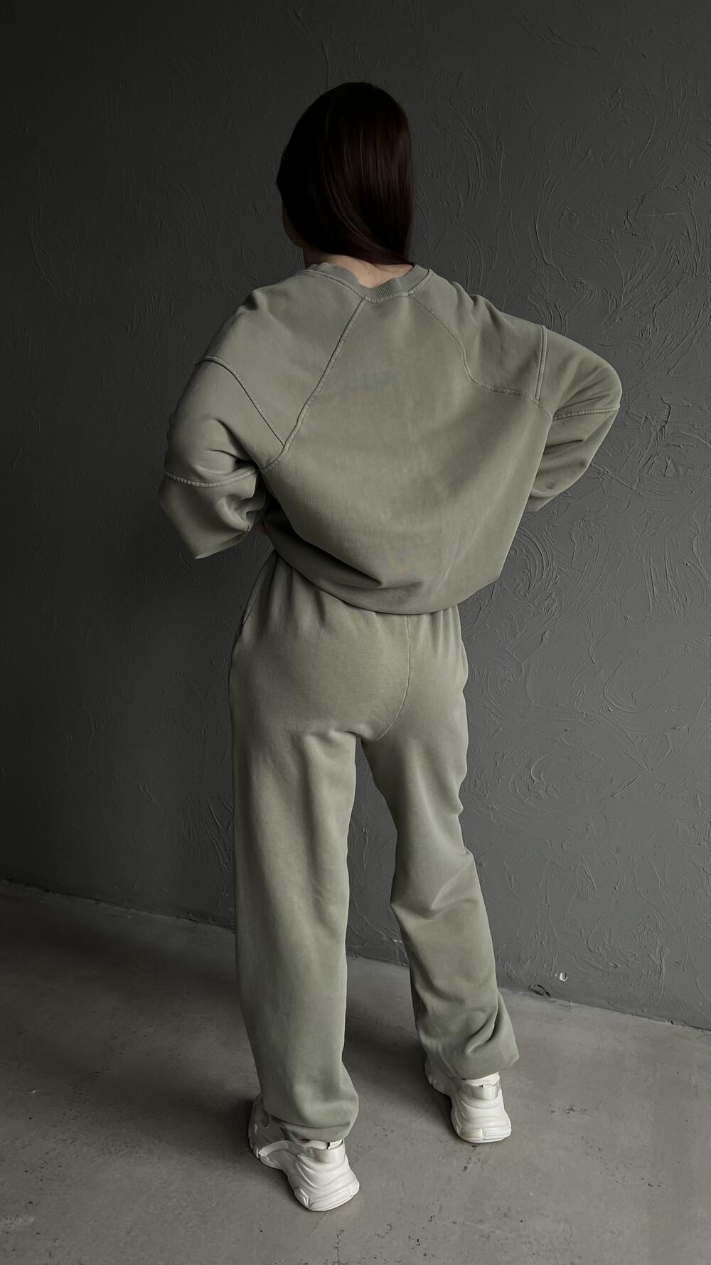 Костюм з джогерами та світшотом Deppot M, Оливковий