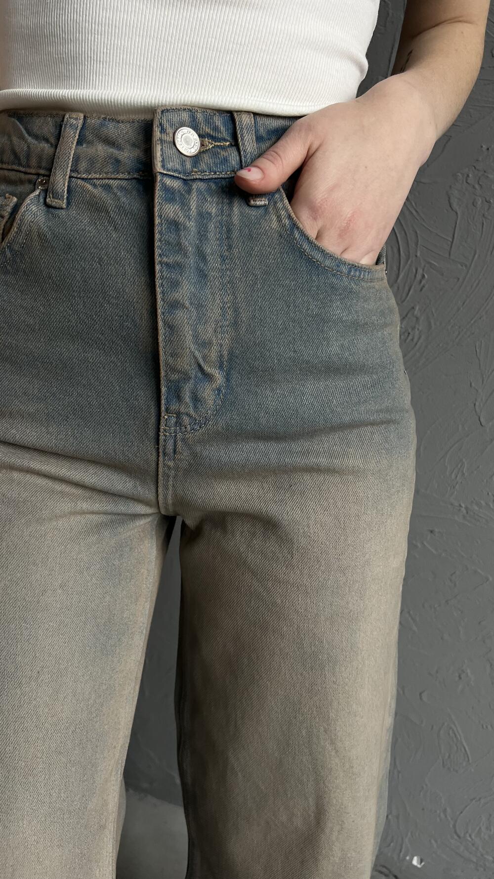 Джинси широкі, вінтажні 1047 Bella 42, Рудий