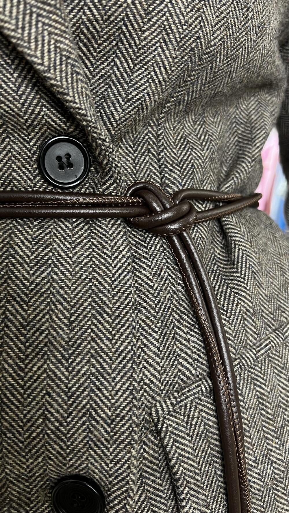 Ремінь 05.05.25.01 тонкий, 250 см Kremen Шоколадний