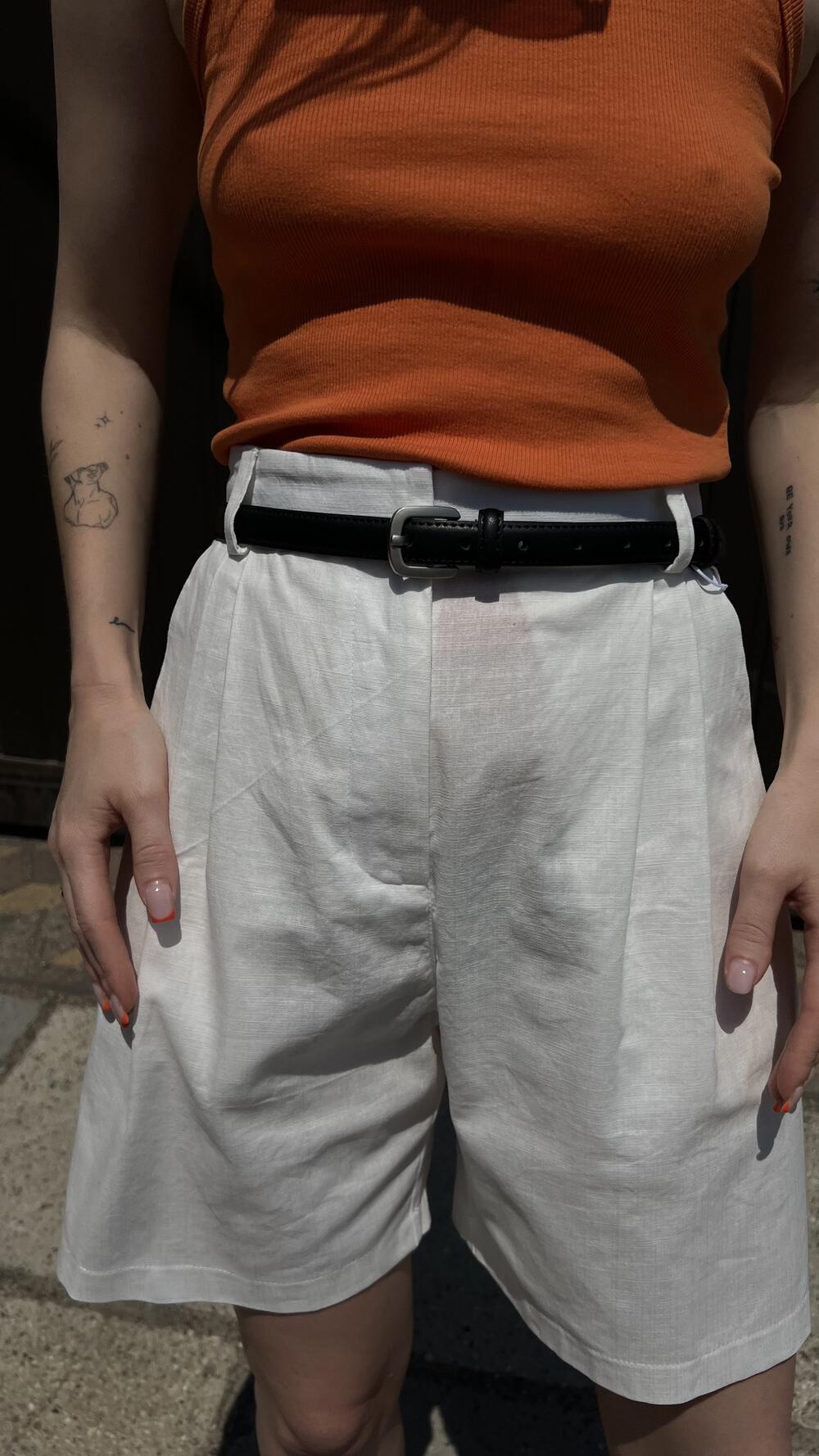 Ремінь шкіряний 1.8 см Чорний