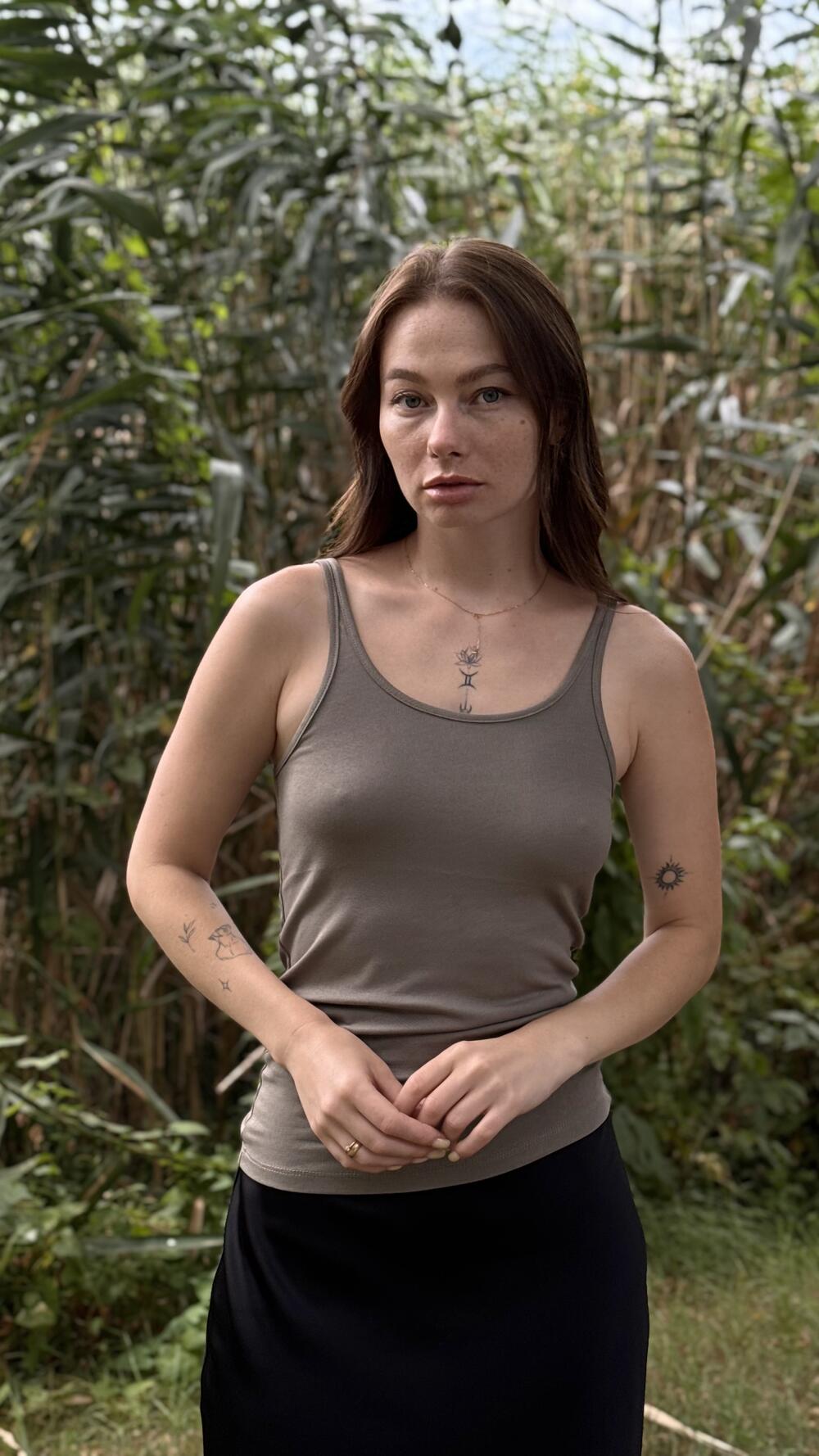 Майки Huo гладенька S/M, Оливковий