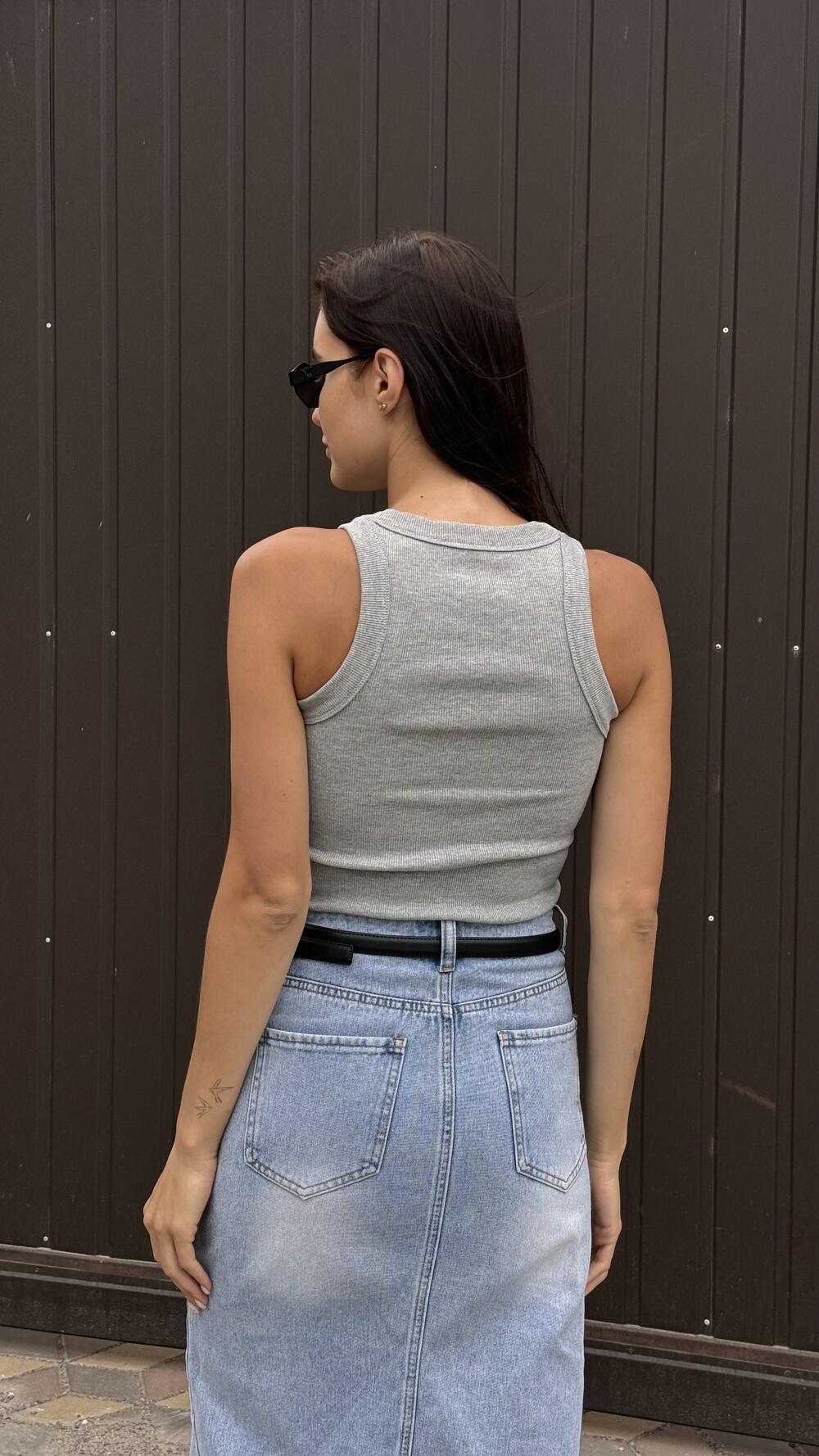 Майка 23067 Ivvi S, Сірий меланж