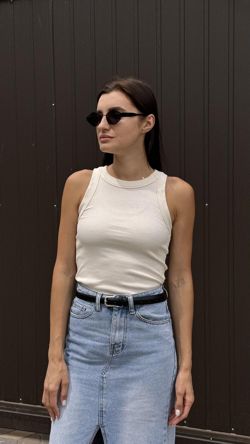 Майка 23067 Ivvi S, Бежевий