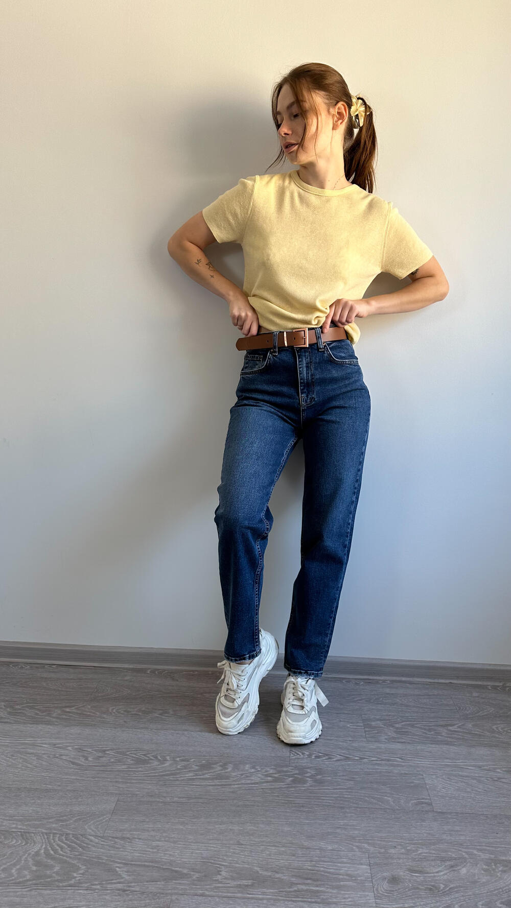 Джинси 1506 Regular Mom Cracpot 27, Темно-синій