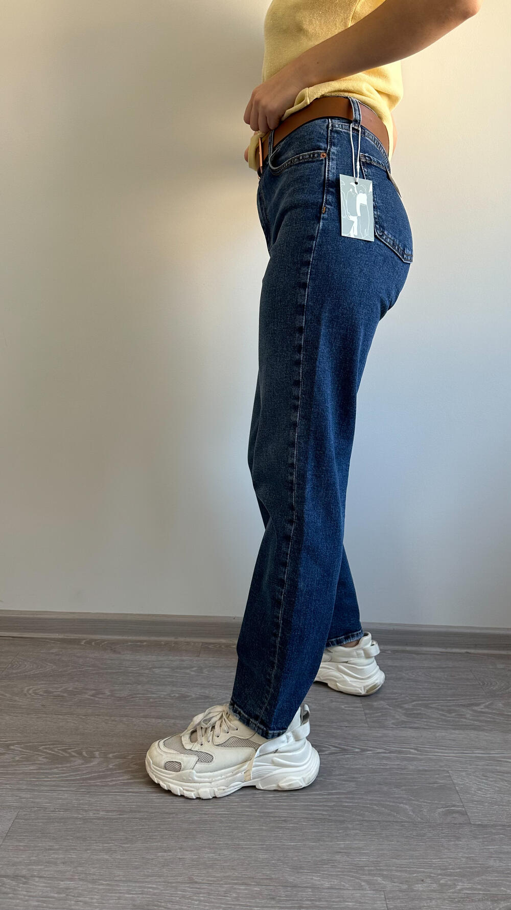 Джинси 1506 Regular Mom Cracpot 27, Темно-синій